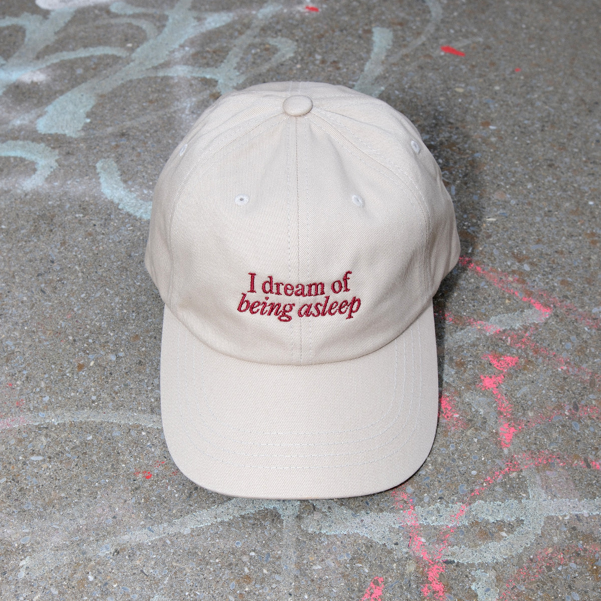 CAP "I DREAM OF BEING ASLEEP"