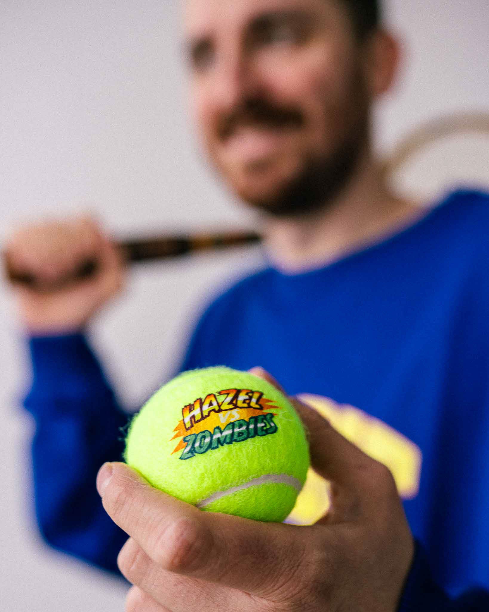HAZEL VS. ZOMBIES TENNISBALL