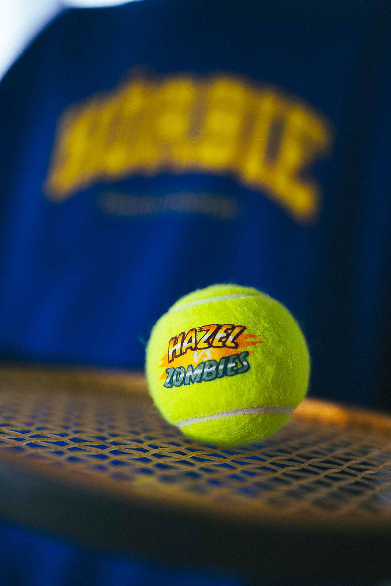 HAZEL VS. ZOMBIES TENNISBALL